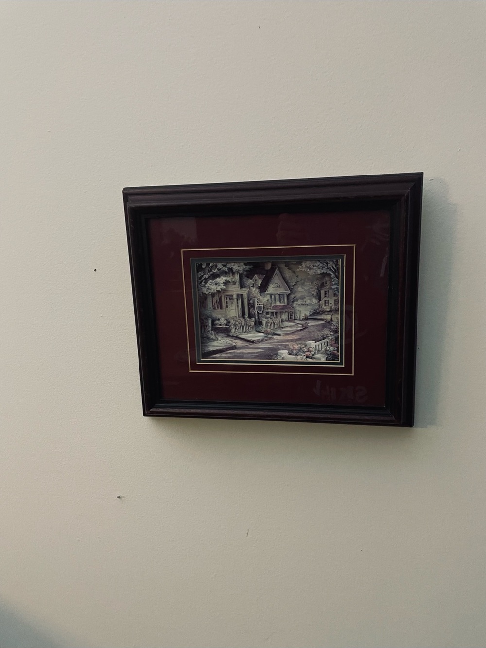 3D Shadow box-Victorian style decoupage-vintage-collectible-Oak Lane-Inn-Canada